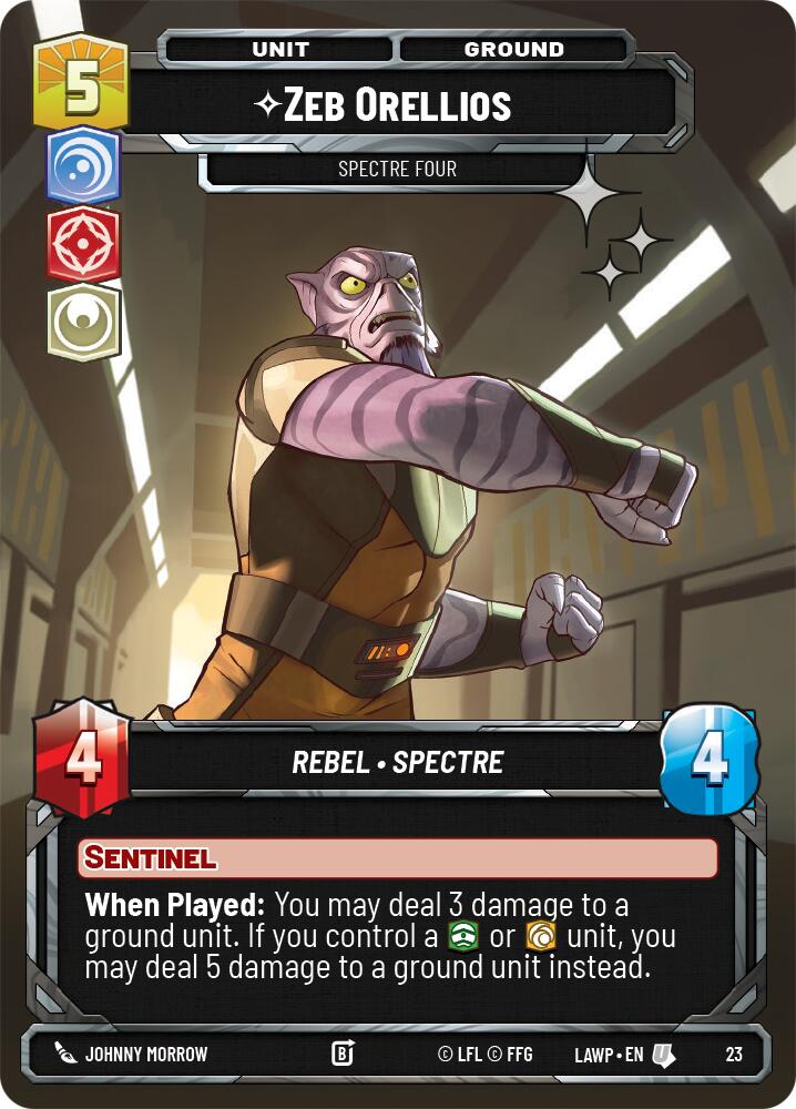 Zeb Orellios - Spectre Four (23) (Foil) (23) [A Lawless Time: Weekly Play] | Shuffle n Cut Hobbies & Games