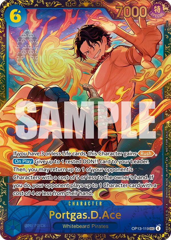 Portgas.D.Ace (Treasure Cup March 2026) [One Piece Promotion Cards] | Shuffle n Cut Hobbies & Games