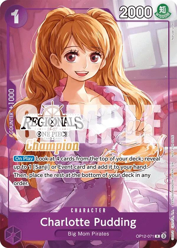 Charlotte Pudding (Regionals Champion Card Set 26-27) [One Piece Promotion Cards] | Shuffle n Cut Hobbies & Games