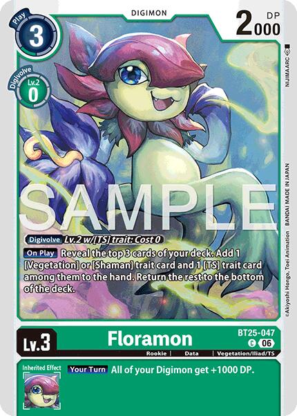 Floramon [BT25-047] [Dual Revolution] | Shuffle n Cut Hobbies & Games