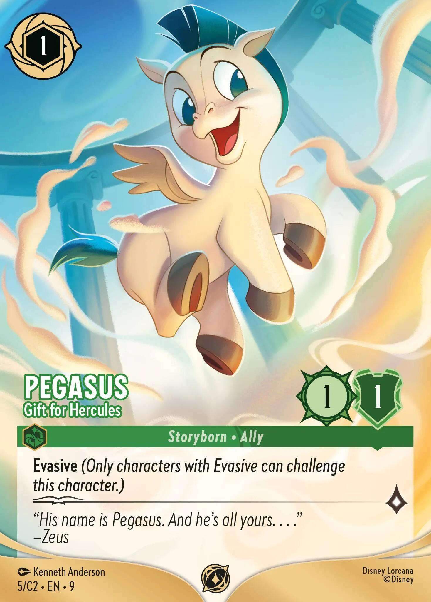 Pegasus - Gift for Hercules (5) (5) [Promo Cards] | Shuffle n Cut Hobbies & Games