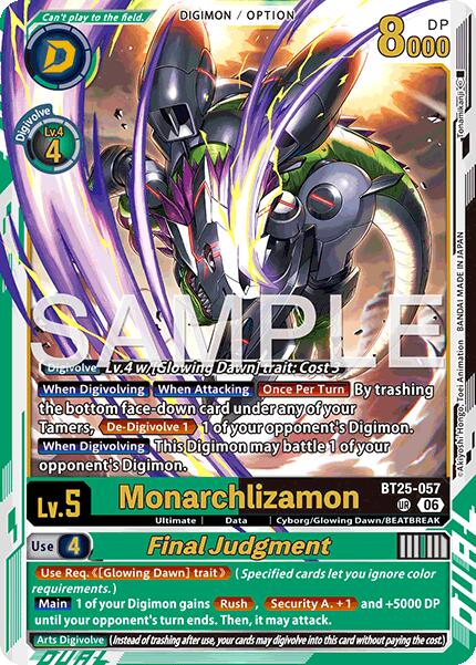 Monarchlizamon // Final Judgement [BT25-057] [Dual Revolution] | Shuffle n Cut Hobbies & Games