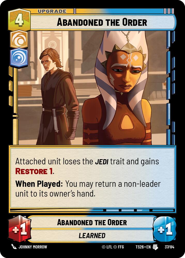 Abandoned the Order (37/84) (37/84) [Twin Suns] | Shuffle n Cut Hobbies & Games