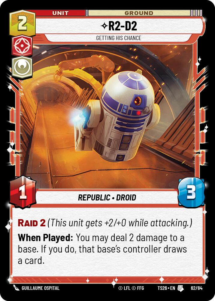 R2-D2 - Getting His Chance (62/84) (62/84) [Twin Suns] | Shuffle n Cut Hobbies & Games