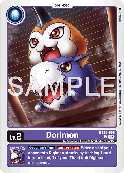 Dorimon [BT25-006] [Dual Revolution] | Shuffle n Cut Hobbies & Games