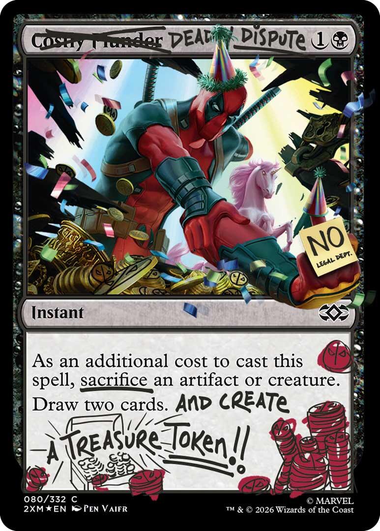 Deadly Dispute (080) (Pool Party Foil) [Secret Lair Drop Series] | Shuffle n Cut Hobbies & Games