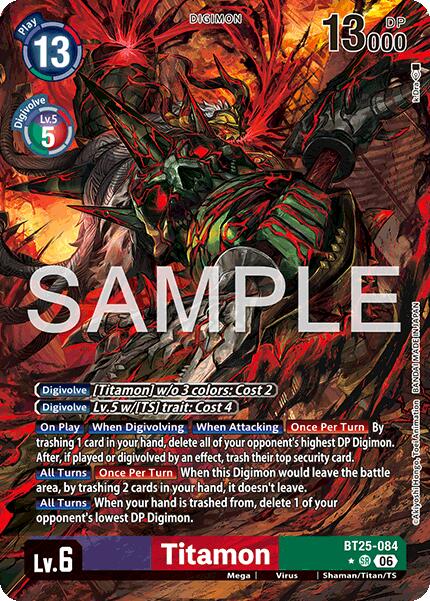 Titamon [BT25-084] (Alternate Art) [Dual Revolution] | Shuffle n Cut Hobbies & Games