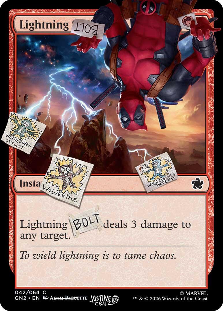 Lightning Bolt (042) [Secret Lair Drop Series] | Shuffle n Cut Hobbies & Games