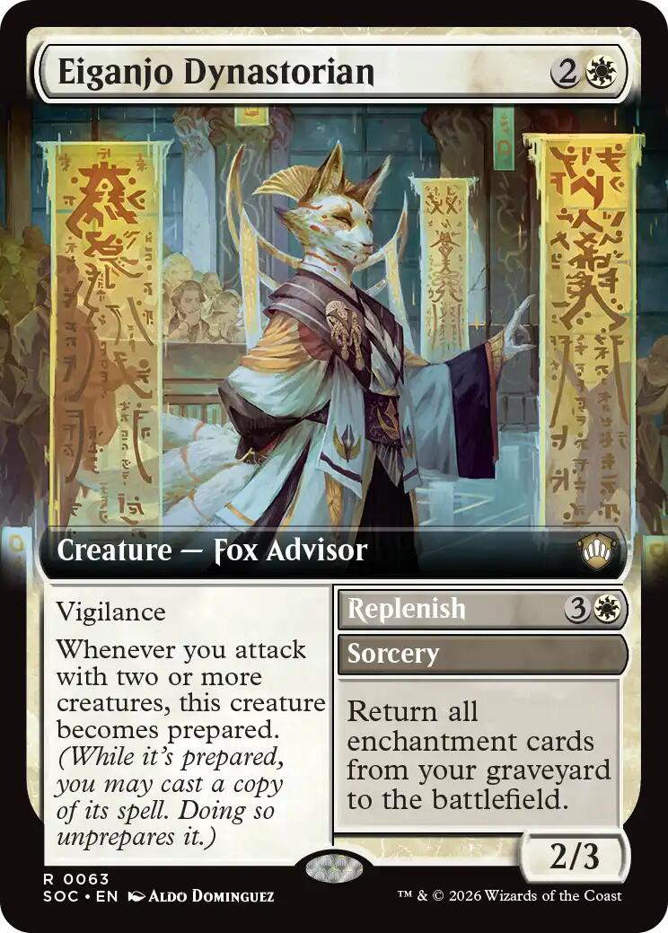 Eiganjo Dynastorian (Extended Art) [Secrets of Strixhaven Commander] | Shuffle n Cut Hobbies & Games