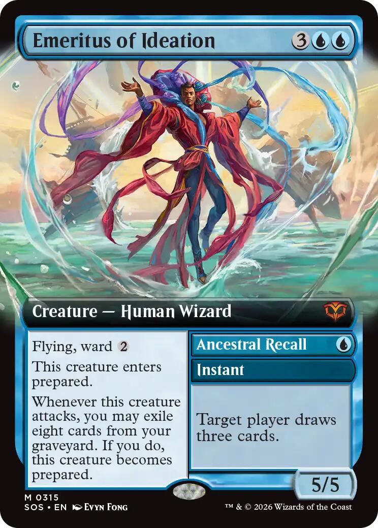 Emeritus of Ideation (Extended Art) [Secrets of Strixhaven] | Shuffle n Cut Hobbies & Games