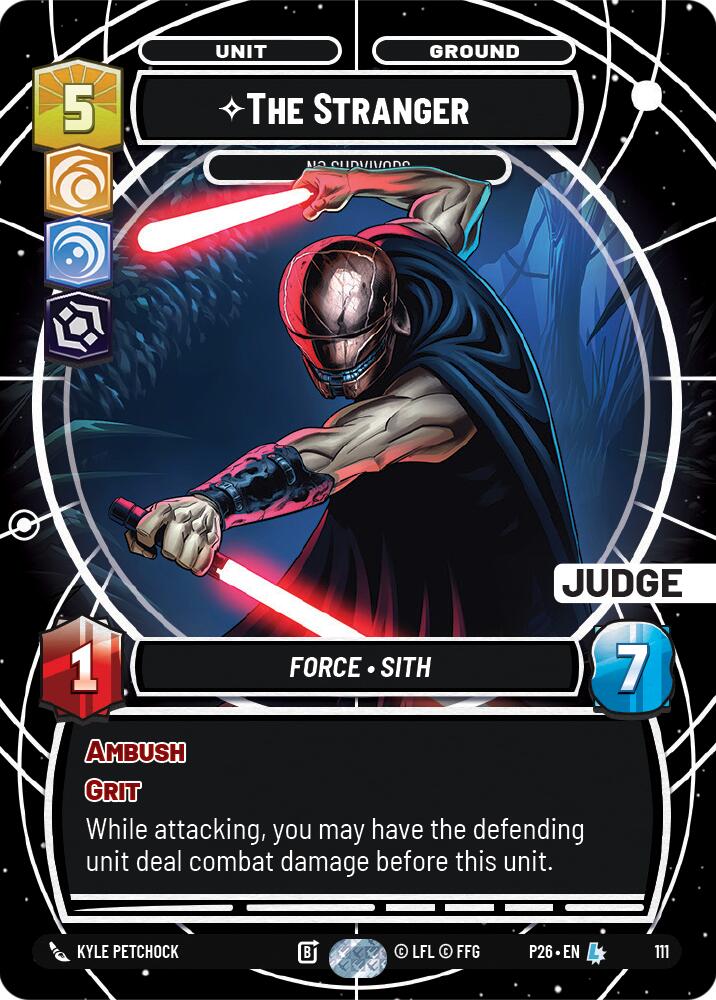 The Stranger - No Survivors (111) (111) [Judge Promos] | Shuffle n Cut Hobbies & Games