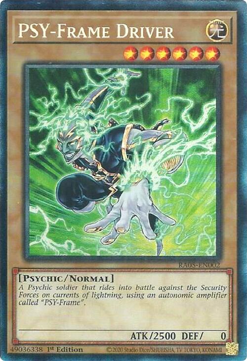 PSY-Frame Driver (Collector's Rare) [RA05-EN002] Collector's Rare | Shuffle n Cut Hobbies & Games