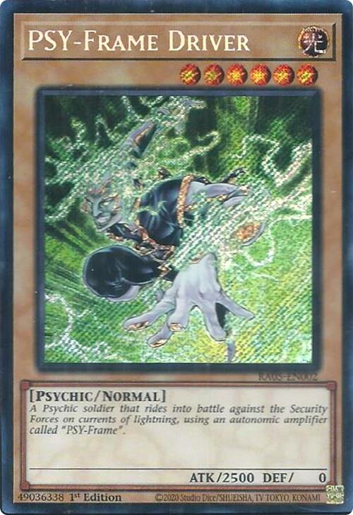 PSY-Frame Driver (Secret Rare) [RA05-EN002] Secret Rare | Shuffle n Cut Hobbies & Games
