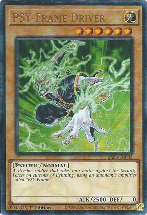PSY-Frame Driver (Ultimate Rare) [RA05-EN002] Ultimate Rare | Shuffle n Cut Hobbies & Games