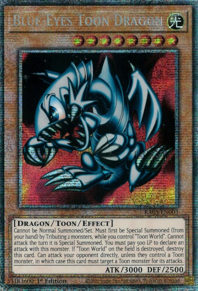 Blue-Eyes Toon Dragon [RA05-EN003] Super Rare | Shuffle n Cut Hobbies & Games