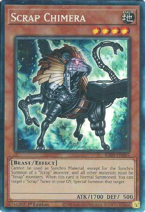 Scrap Chimera (Collector's Rare) [RA05-EN005] Collector's Rare | Shuffle n Cut Hobbies & Games