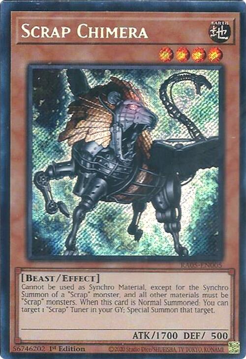 Scrap Chimera (Secret Rare) [RA05-EN005] Secret Rare | Shuffle n Cut Hobbies & Games