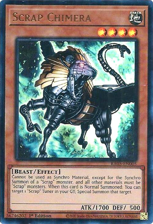 Scrap Chimera (Ultra Rare) [RA05-EN005] Ultra Rare | Shuffle n Cut Hobbies & Games