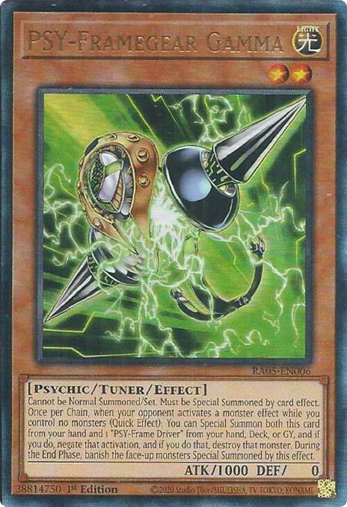 PSY-Framegear Gamma (Ultimate Rare) [RA05-EN006] Ultimate Rare | Shuffle n Cut Hobbies & Games