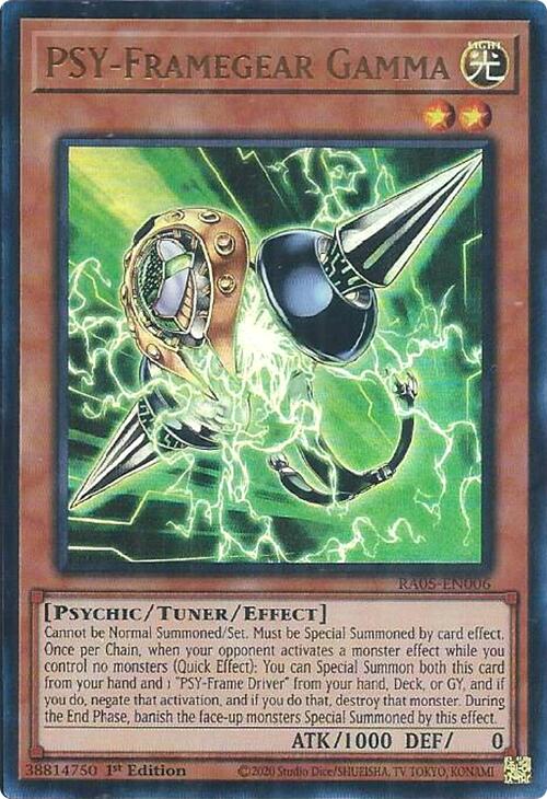 PSY-Framegear Gamma (Ultra Rare) [RA05-EN006] Ultra Rare | Shuffle n Cut Hobbies & Games