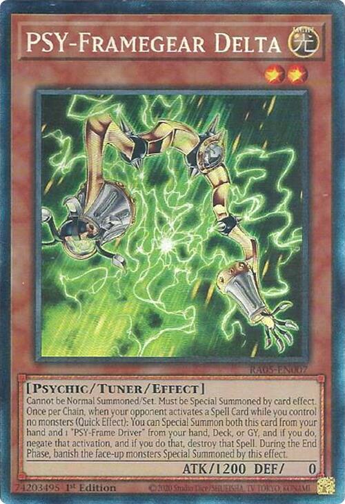 PSY-Framegear Delta (Collector's Rare) [RA05-EN007] Collector's Rare | Shuffle n Cut Hobbies & Games