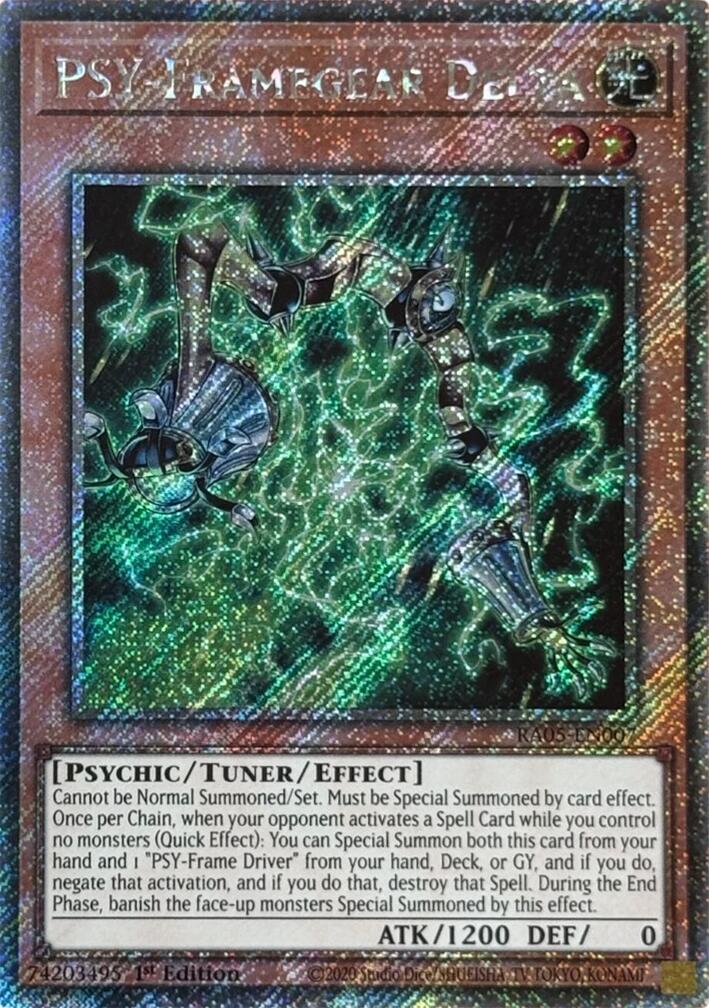 PSY-Framegear Delta (Platinum Secret Rare) [RA05-EN007] Platinum Secret Rare | Shuffle n Cut Hobbies & Games