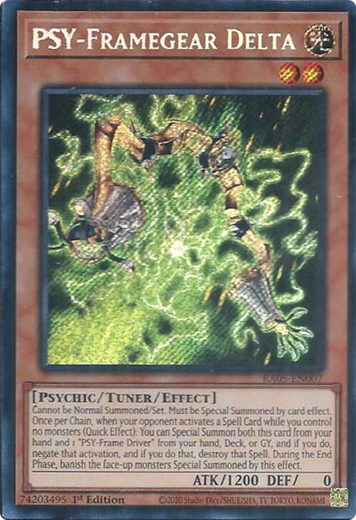 PSY-Framegear Delta (Secret Rare) [RA05-EN007] Secret Rare | Shuffle n Cut Hobbies & Games