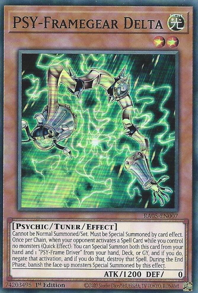PSY-Framegear Delta [RA05-EN007] Super Rare | Shuffle n Cut Hobbies & Games