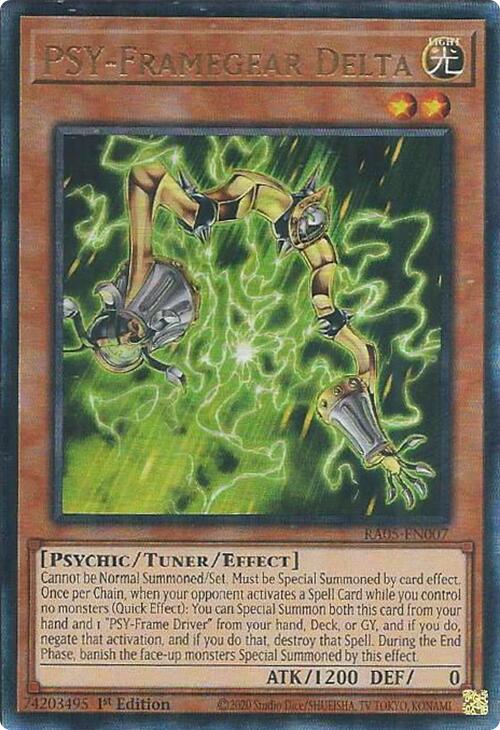 PSY-Framegear Delta (Ultimate Rare) [RA05-EN007] Ultimate Rare | Shuffle n Cut Hobbies & Games