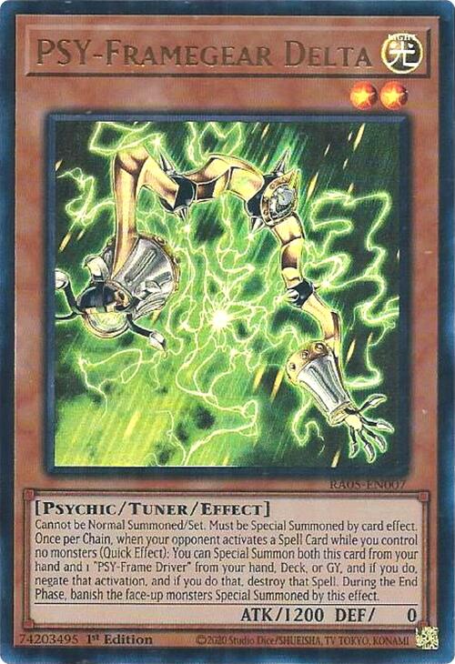 PSY-Framegear Delta (Ultra Rare) [RA05-EN007] Ultra Rare | Shuffle n Cut Hobbies & Games