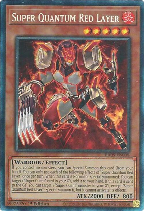 Super Quantum Red Layer (Collector's Rare) [RA05-EN008] Collector's Rare | Shuffle n Cut Hobbies & Games
