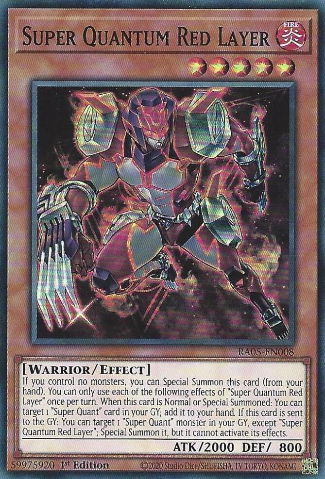 Super Quantum Red Layer [RA05-EN008] Super Rare | Shuffle n Cut Hobbies & Games
