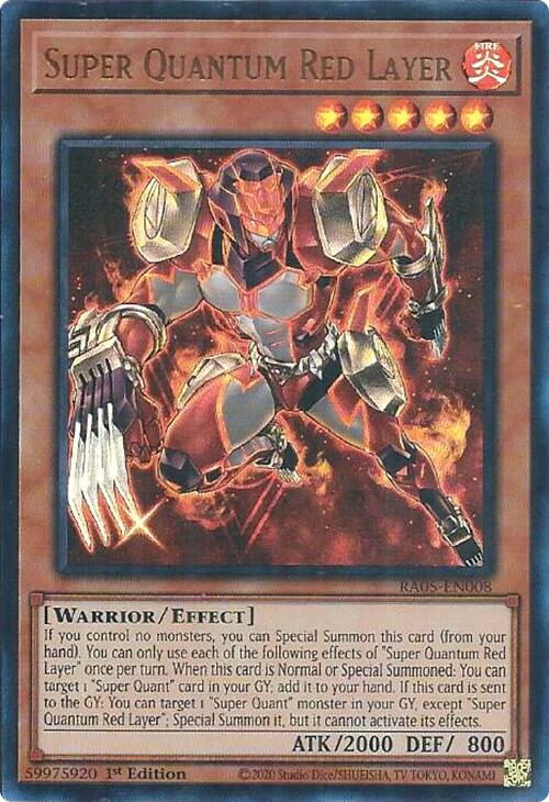 Super Quantum Red Layer (Ultra Rare) [RA05-EN008] Ultra Rare | Shuffle n Cut Hobbies & Games