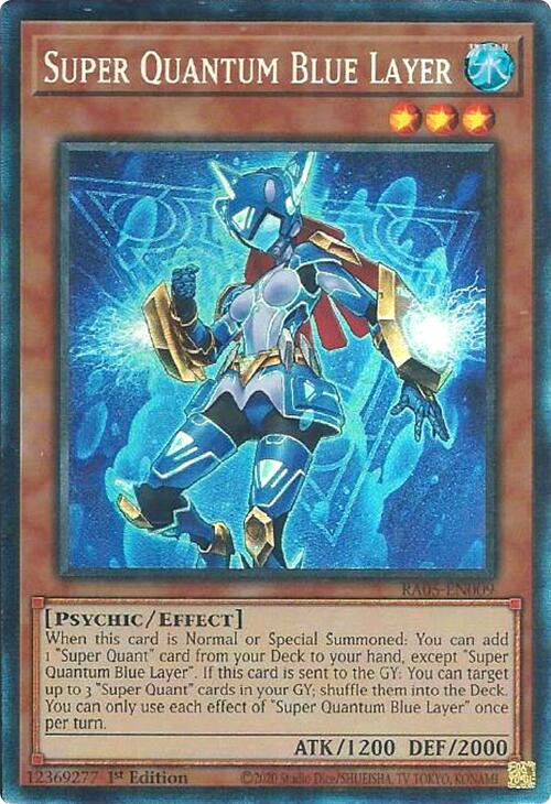 Super Quantum Blue Layer (Collector's Rare) [RA05-EN009] Collector's Rare | Shuffle n Cut Hobbies & Games