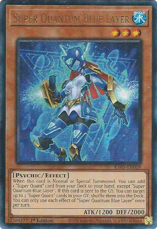 Super Quantum Blue Layer (Ultimate Rare) [RA05-EN009] Ultimate Rare | Shuffle n Cut Hobbies & Games