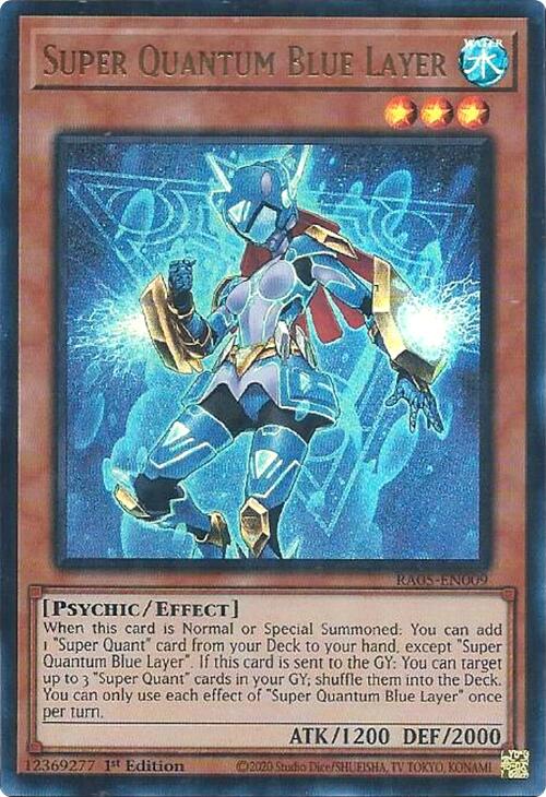 Super Quantum Blue Layer (Ultra Rare) [RA05-EN009] Ultra Rare | Shuffle n Cut Hobbies & Games