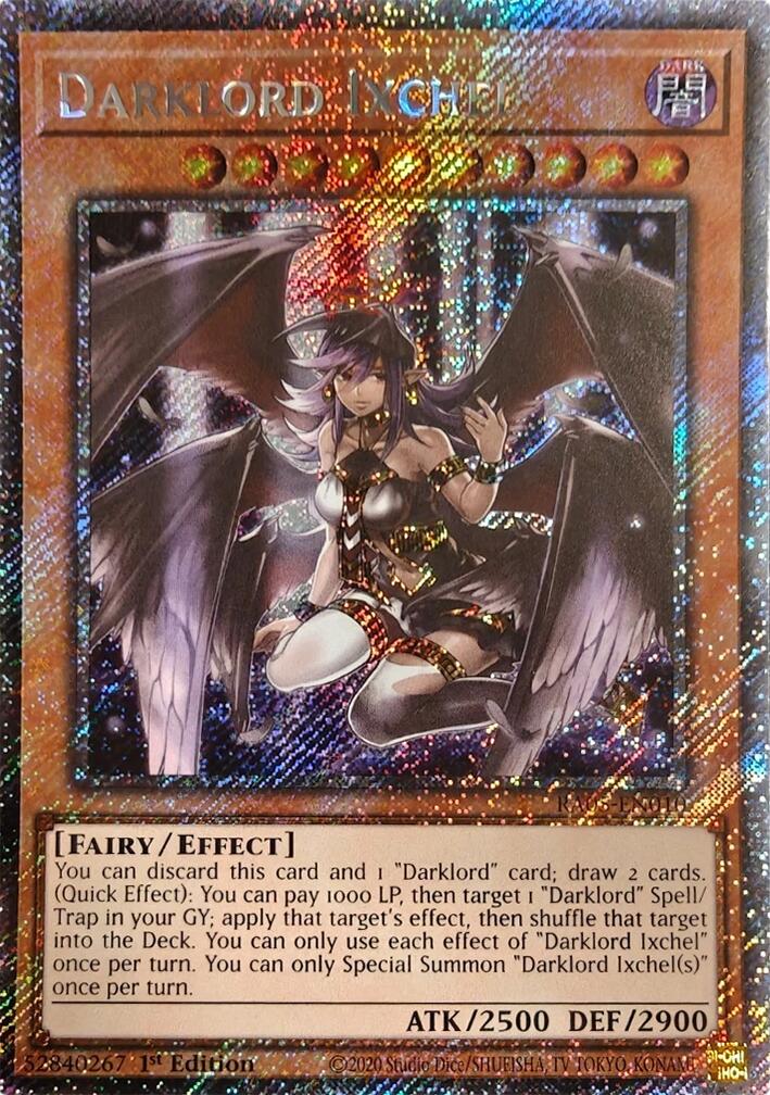 Darklord Ixchel (Platinum Secret Rare) [RA05-EN010] Platinum Secret Rare | Shuffle n Cut Hobbies & Games
