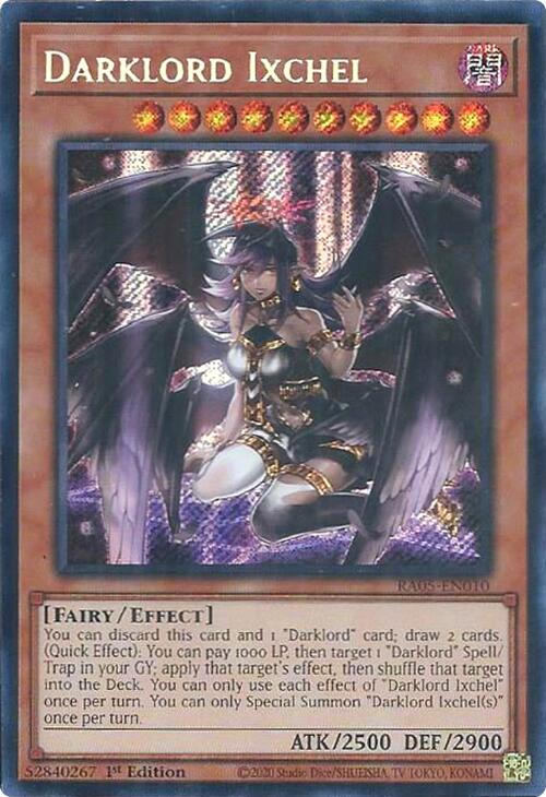 Darklord Ixchel (Secret Rare) [RA05-EN010] Secret Rare | Shuffle n Cut Hobbies & Games
