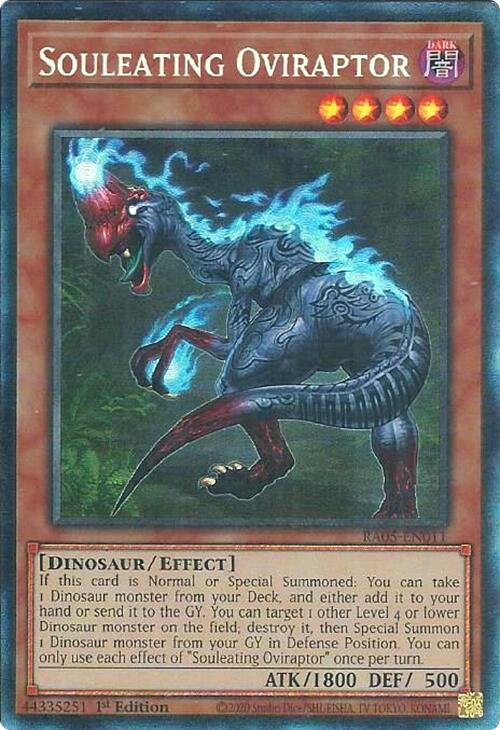 Souleating Oviraptor (Collector's Rare) [RA05-EN011] Collector's Rare | Shuffle n Cut Hobbies & Games