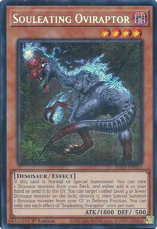 Souleating Oviraptor (Secret Rare) [RA05-EN011] Secret Rare | Shuffle n Cut Hobbies & Games