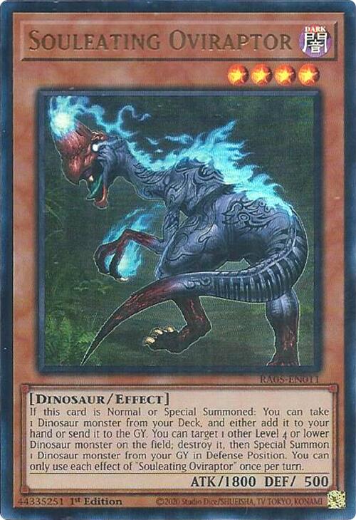 Souleating Oviraptor (Ultra Rare) [RA05-EN011] Ultra Rare | Shuffle n Cut Hobbies & Games