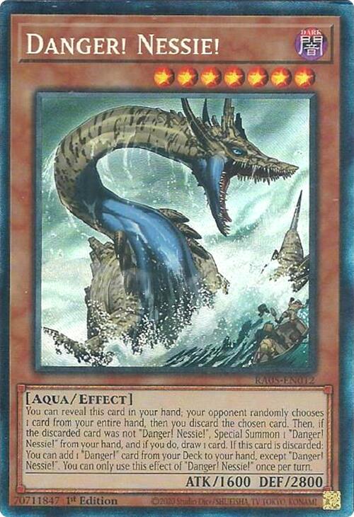 Danger! Nessie! (Collector's Rare) [RA05-EN012] Collector's Rare | Shuffle n Cut Hobbies & Games
