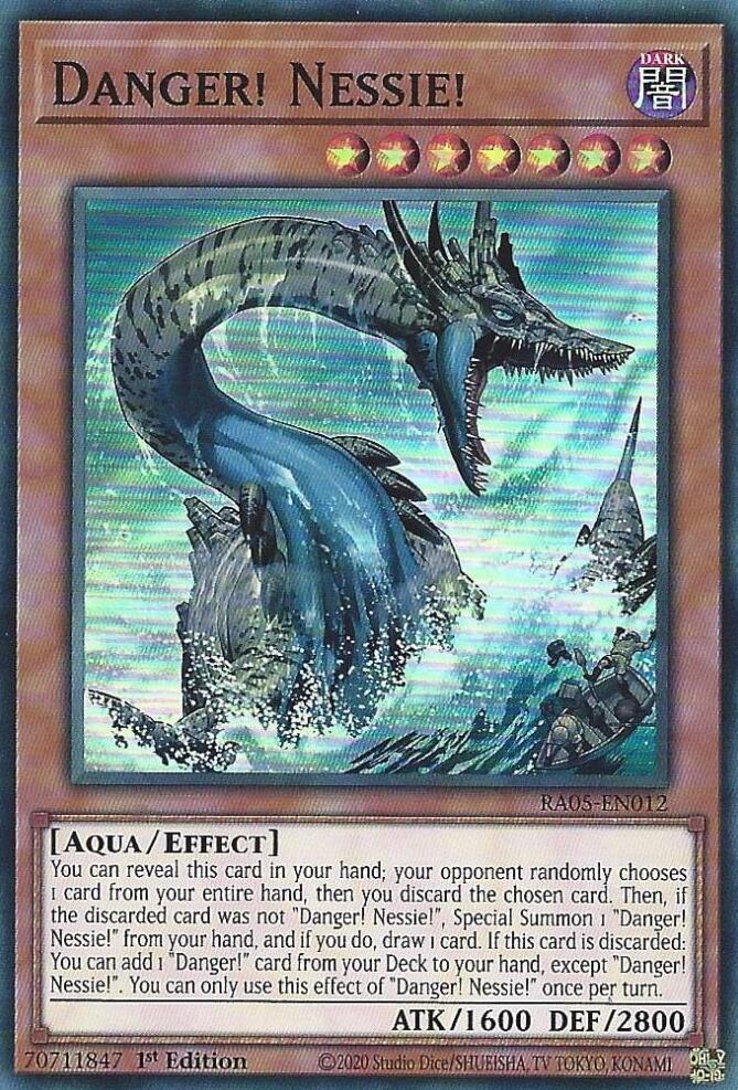 Danger! Nessie! [RA05-EN012] Super Rare | Shuffle n Cut Hobbies & Games