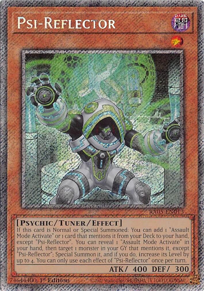 Psi-Reflector (Platinum Secret Rare) [RA05-EN013] Platinum Secret Rare | Shuffle n Cut Hobbies & Games