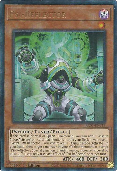 Psi-Reflector (Ultimate Rare) [RA05-EN013] Ultimate Rare | Shuffle n Cut Hobbies & Games
