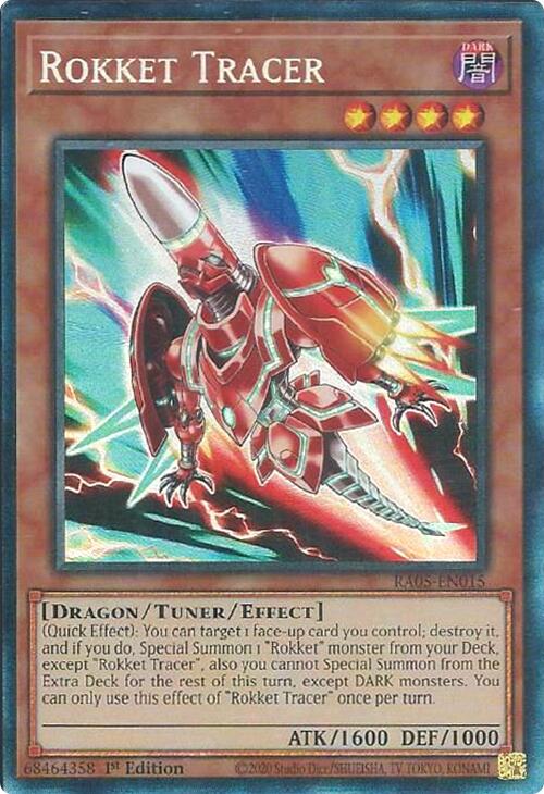 Rokket Tracer (Collector's Rare) [RA05-EN015] Collector's Rare | Shuffle n Cut Hobbies & Games