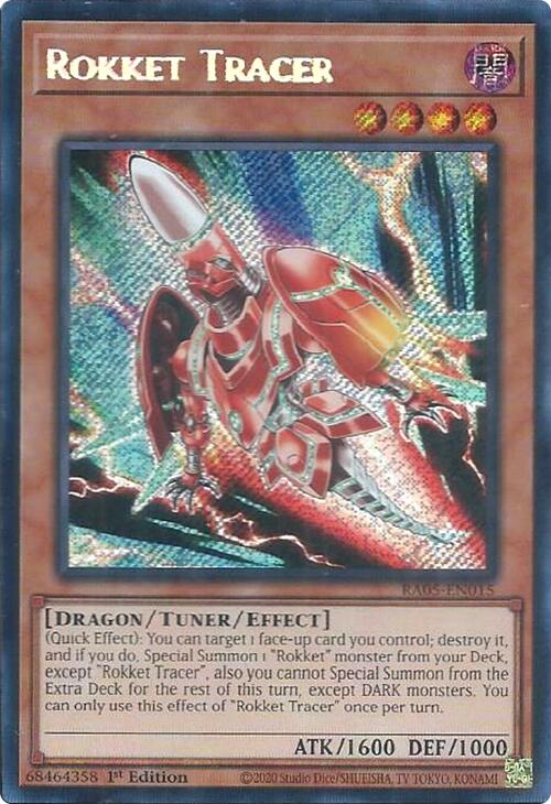 Rokket Tracer (Secret Rare) [RA05-EN015] Secret Rare | Shuffle n Cut Hobbies & Games
