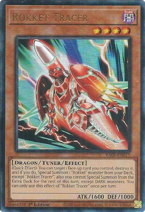 Rokket Tracer (Ultimate Rare) [RA05-EN015] Ultimate Rare | Shuffle n Cut Hobbies & Games