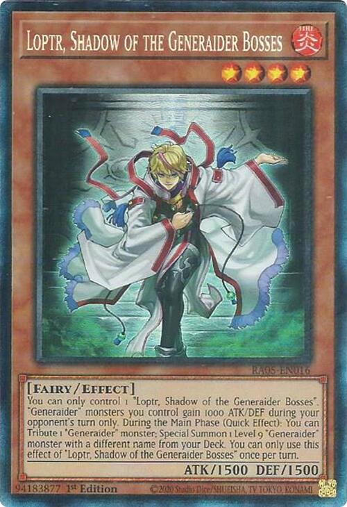 Loptr, Shadow of the Generaider Bosses (Collector's Rare) [RA05-EN016] Collector's Rare | Shuffle n Cut Hobbies & Games