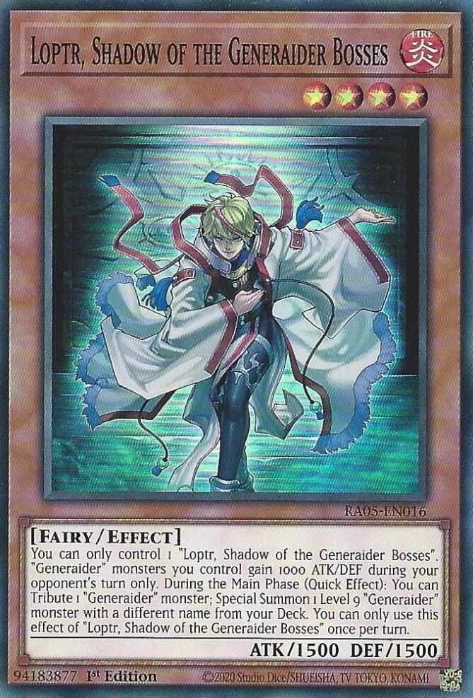 Loptr, Shadow of the Generaider Bosses [RA05-EN016] Super Rare | Shuffle n Cut Hobbies & Games